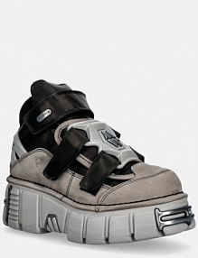 Sneakersy New Rock  szare damskie M.285.S30