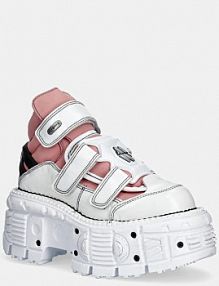 Sneakersy New Rock  białe damskie M.TANK008.C6