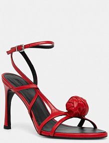 Sandały na obcasie Rotate  czerwone 115991202.202