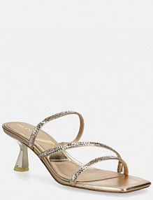 Klapki eleganckie ALDO  złote 14241398.AVEL