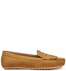 Mokasyny Geox  brązowe damskie D651JB00032C6