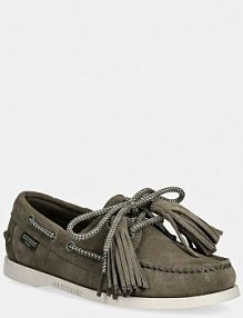 Mokasyny Weekend Max Mara  zielone damskie 2615521014600