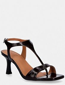 Sandały na obcasie Billi Bi  brązowe A9510.265