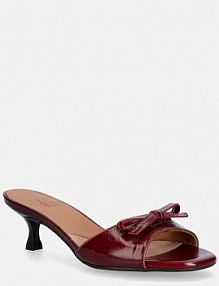 Klapki eleganckie Billi Bi  bordowy A9502.268