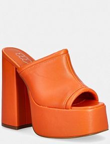 Klapki eleganckie Koi Footwear  pomarańczowe Balsa