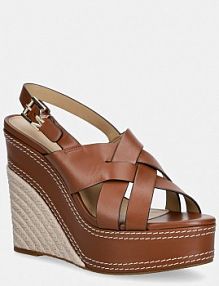 Sandały na obcasie MICHAEL Michael Kors  brązowe 40S5NOHS3L.23