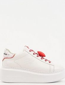 Sneakersy Karl Lagerfeld  białe damskie KL63516V.01D