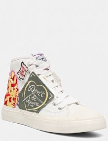 Trampki Kenzo  białe damskie FG52SN027F67.