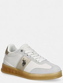 Sneakersy U.S. Polo Assn.  białe damskie CAMPYW005W.6Y