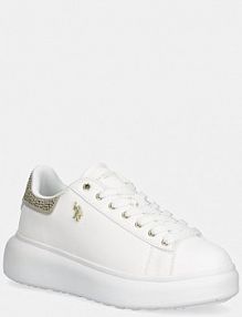 Sneakersy U.S. Polo Assn.  białe damskie STACY001W.6Y1