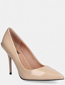 Szpilki Love Moschino  beżowe JA10459G1OIH0