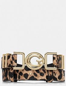 Pasek Guess  brązowy damski BW9331.P6125