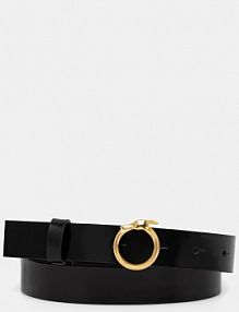 Pasek Trussardi  czarny damski B351B000045N