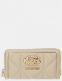 Portfel Love Moschino  beżowy damski JC5644PP1OLC0