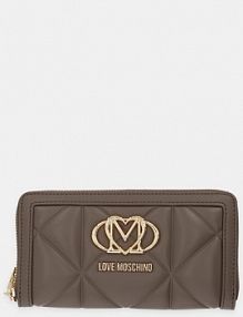 Portfel Love Moschino  brązowy damski JC5644PP1OLC0