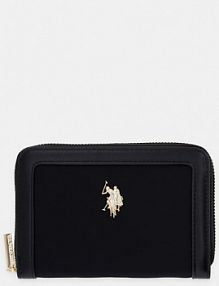 Portfel U.S. Polo Assn.  czarny damski WEUHU6385WZC