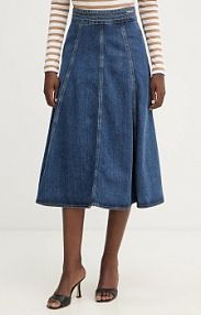 Spódnica jeansowa Karl Lagerfeld  granatowa B1W12014