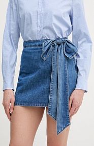 Spódnica jeansowa Gaudi  niebieska 611BD76008