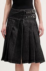 Spódnica jeansowa The Ragged Priest  szara RPHL251060DN