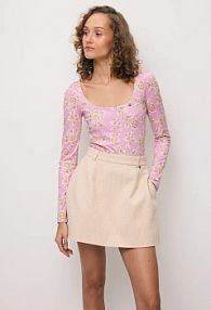 Spódnica BIZUU  beżowa BREDA.BEZOWY