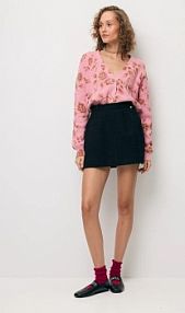 Spódnica BIZUU BREDA.czarna czarna