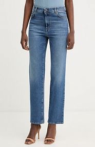 Jeansy Weekend Max Mara  niebieskie damskie 2615181091600