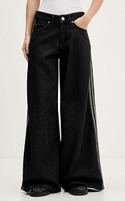 Jeansy adidas Originals  czarne damskie KD2905