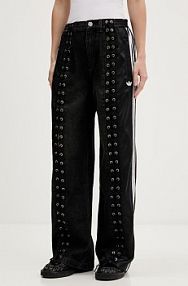 Jeansy adidas Originals  czarne damskie KS3878
