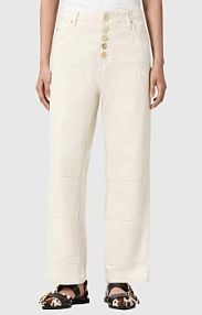 Jeansy AllSaints  białe damskie W030EE