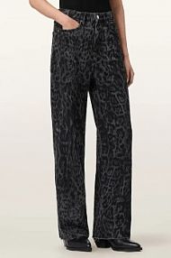 Jeansy AllSaints  czarne damskie W033EE
