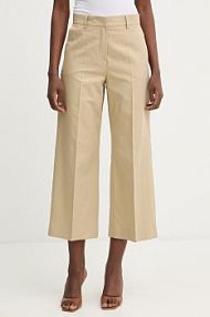 Spodnie eleganckie Weekend Max Mara  beżowe damskie 2615131052600