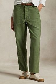 Spodnie eleganckie Polo Ralph Lauren  zielone damskie 211978634