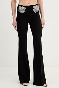 Spodnie eleganckie pinko  czarne damskie 106445.A31P