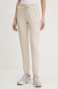Spodnie dresowe EA7 Emporio Armani  beżowe damskie TJ9RZ.8NTP66