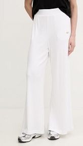 Spodnie dresowe EA7 Emporio Armani  białe damskie AF12654.7W001