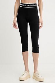 Legginsy Emporio Armani Underwear  czarne damskie EW003673.AF19