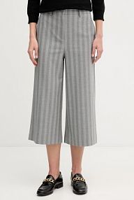 Spodnie eleganckie Sisley  szare damskie 4LMTLF08A