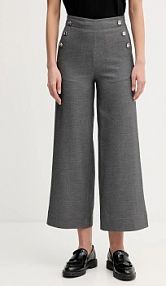 Spodnie eleganckie United Colors of Benetton  szare damskie 44T0DF0B3