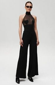 Spodnie eleganckie Undress Code  czarne damskie 1192