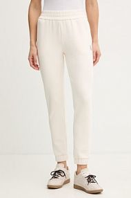 Spodnie dresowe Armani Exchange  beżowe damskie XW002210.AF21