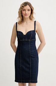 Sukienka jeansowa Guess  granatowa W6RK95.D6881