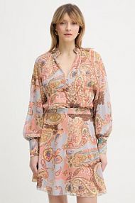 Sukienka Guess  pomarańczowa W6PK0Z.WP691