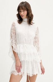 Sukienka bardot  biała 60273DB1