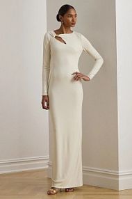 Sukienka Lauren Ralph Lauren  beżowa 253P03589