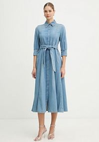 Sukienka jeansowa Marella  niebieska 2613221024200