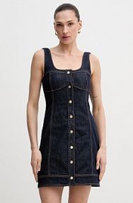 Sukienka jeansowa Gaudi  granatowa 611BD16002