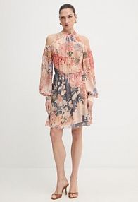 Sukienka Guess  pomarańczowa W6GK05.W1577