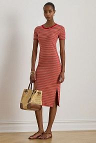 Sukienka Lauren Ralph Lauren  czerwona 200B21697