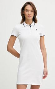 Sukienka U.S. Polo Assn.  biała WUP1312