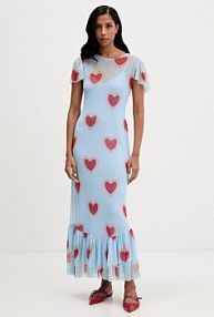 Sukienka Never Fully Dressed  niebieska NFDDR3233